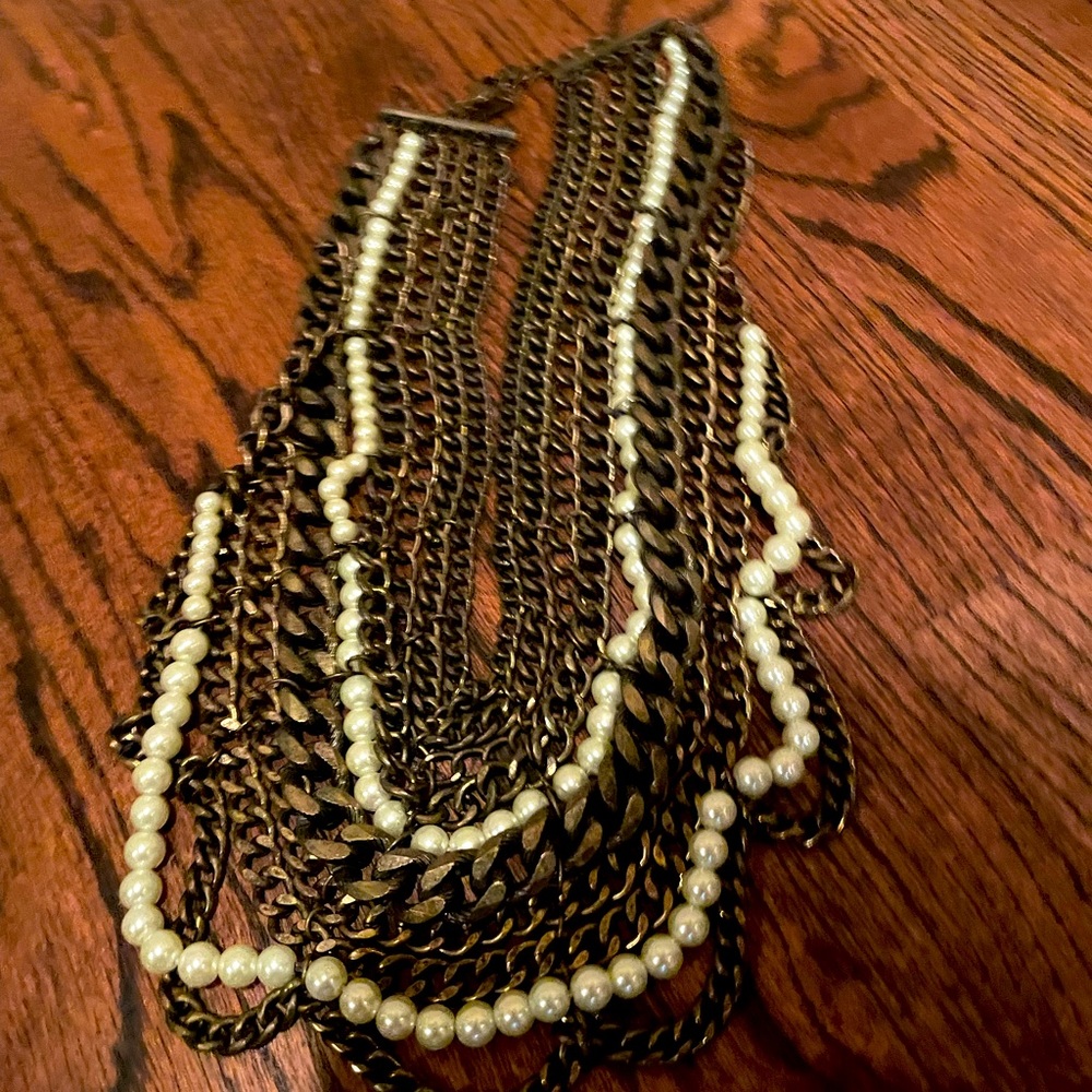 Bib Chain Statement necklace